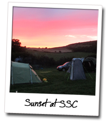 Beautiful sunny day at  our Dorset Naturist Campsite!